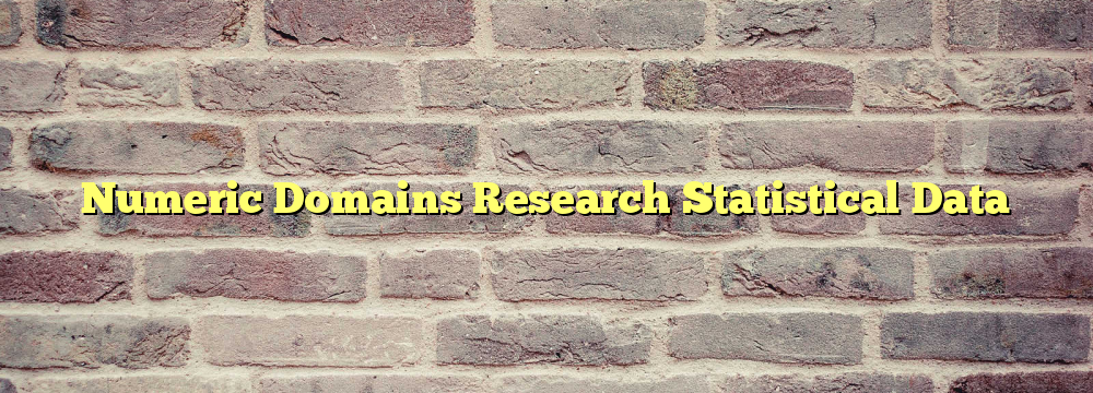 Numeric Domains Research Statistical Data